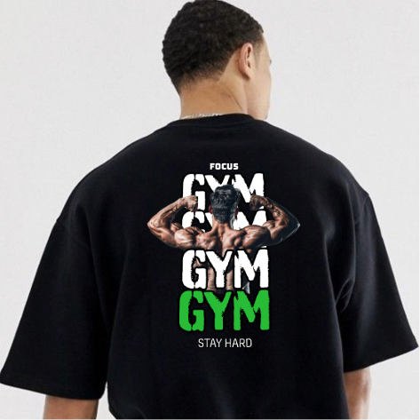 Skooz wear Oversized Standard T-Shirt | GYM