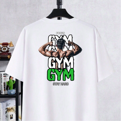 Skooz wear Oversized Standard T-Shirt | GYM